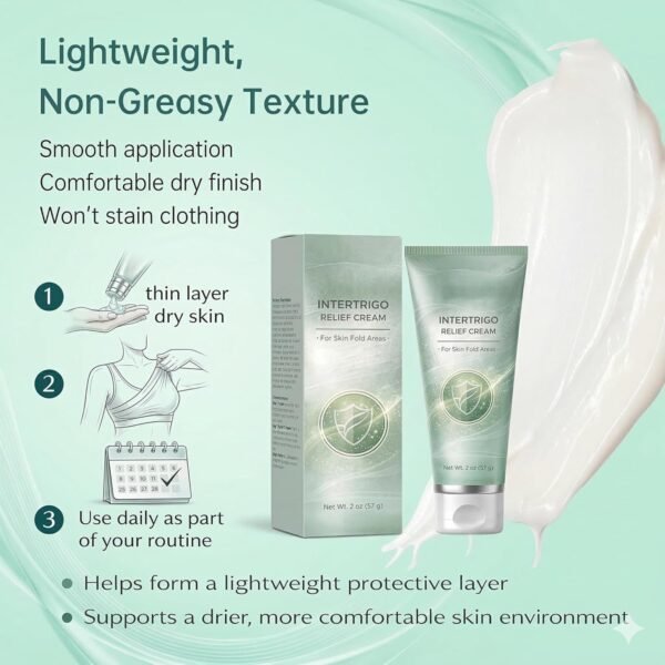 Intertrigo Relief Cream (2 Pack) - Anti-Chafing & Moisture Barrier Cream